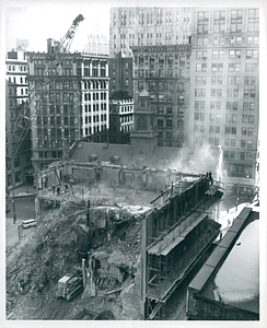 Demolition of building at 10 State Street, next to Old State House