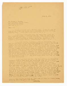 Correspondence between James P. Cannon, Michael A. Musmanno, and Tom O'Connor, 1963