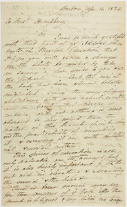 John Gorham Coffin letter to Heman Humphrey, 1824 April 14