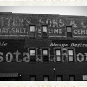 Painted Ads on Brick Wall, Market St.