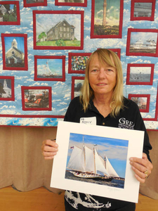 Nancy Bloom at the Provincetown Mass. Memories Road Show