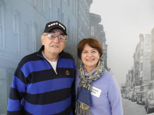 Jim Campano and Theresa Rasso at the West End Mass. Memories Road Show