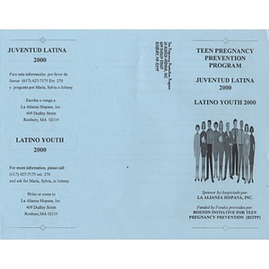 Juventud Latina 2000 brochure