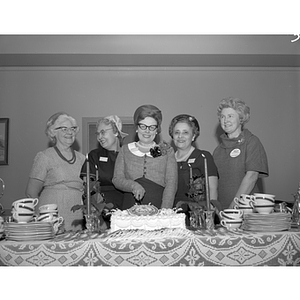 Members of the Faculty Wives Club at the 25th Anniversary party