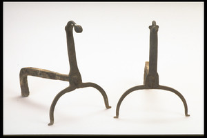 Gooseneck Andiron