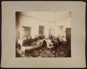 Interior view of Appleton House, front parlor, 39 Beacon Street, Boston, Mass., 1885-1886