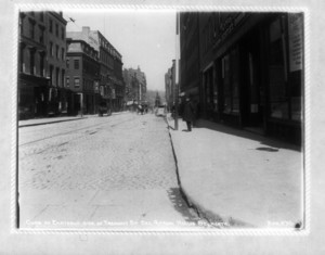 Curb on easterly side of Tremont St., sec.4, from Hollis St., north