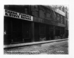 Buildings east side Friend St. near Hanover, Washington St., sec.8, Boston, Mass., November 12, 1905