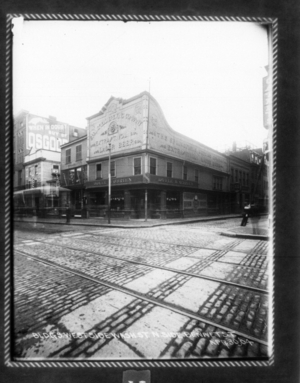 Buildings west side Washington Street, north side Bennet Street, Boston, Mass., April 30, 1904