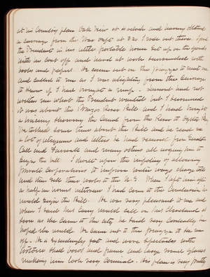 Thomas Lincoln Casey Diary, June-December 1888, 046, at his country place