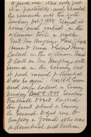 Thomas Lincoln Casey Notebook, September 1888-November 1888, 36, to find one who only put