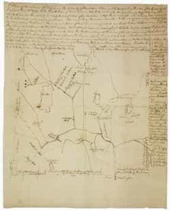 Manuscript map of Pittsfield, Mass., 8 December 1794
