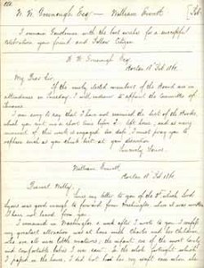 Letter from Edward Everett to William Everett (letterbook copy), 18 February 1861