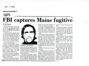 FBI captures Maine fugitive