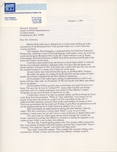 Letter from Lucy Gwin to Steven J. Schwartz