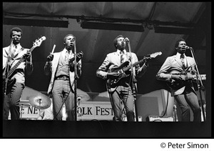 Chambers Brothers performing at the Newport Folk Festival