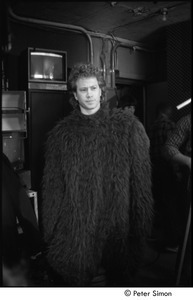 The Cars filming 'You Might Think': actor wearing a monster suit