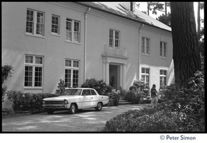 Exterior of house with car parked in front