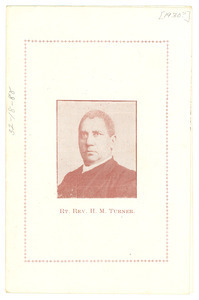 Monody of Bishop H. M. Turner