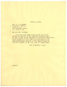 Letter from W. E. B. Du Bois to R. W. Bullock