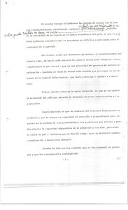 Report: Meeting between the Confederación General del Trabajo de la República Argentina and President Lanusse