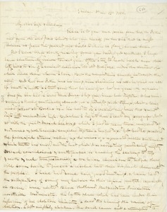 Letter from Erasmus Darwin Hudson to Martha Hudson