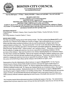 Committee on Government Operations hearing minutes, August 24, 2015