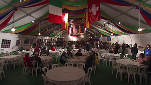 Balloon Fiesta; Party at Tent at Balloon Fiesta