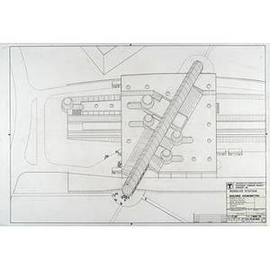 Ruggles Station, building axonometric
