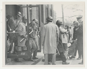 Student Protestors Led Out of Administration Building by Police
