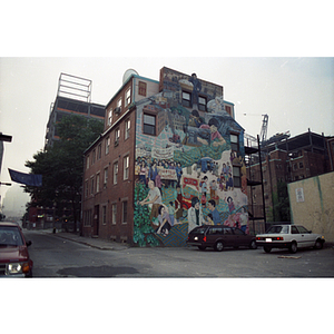 Mural on Oak Street in Boston's Chinatown