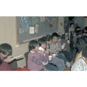 Children at a Chinese Progressive Association anniversary event