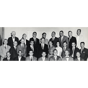 The 1965 yearbook photo of the Mathematics Department