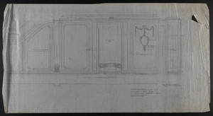 Elevation Toward Staircase of Front Section, Alteration in Ball Room, F.H. Prince House, Esq., Boston, Mass., undated