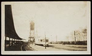A train travels on the original Buzzards Bay railroad bridge