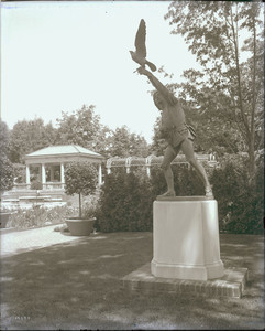 Mrs. Evans "The Falconer" statue