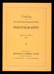Catalog of the seventh International Salon of Photography, Boston Camera Club, 351 Newbury Street, Boston, Mass.