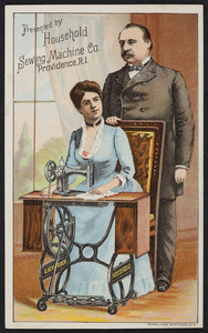 Trade card for the Household Sewing Machine Co., Providence, Rhode Island, undated