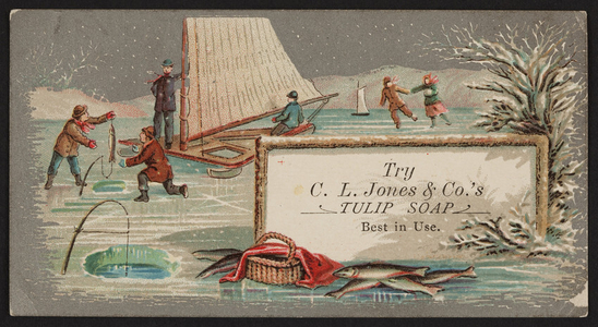 Trade card for Tulip Soap, C.L. Jones & Co., Cambridge, Mass., undated