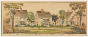 Houses for the Gardiner Building Association, Gardiner, Maine