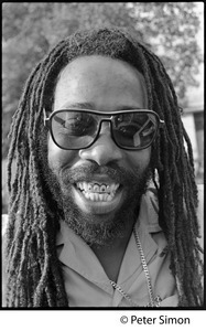 Big Youth (Reggae musician): portrait, close-up - Digital