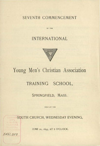 Springfield College Commencement Program (1893)