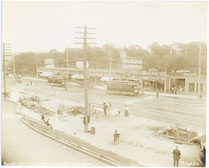 Forest Hills Square, progress on foundation excavations