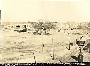 Fields Corner Station and site for bus terminal from Geneva Avenue