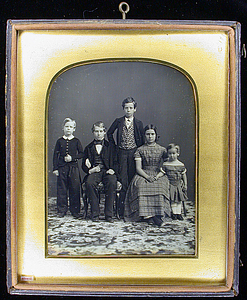 Portrait of five children