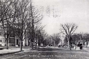 Main Street and Rockery, circa 1909