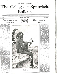 Copy of the article "The Pueblo of the Seven Fires" (December 1932)