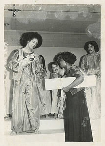 Eliott Baker as King Herod in Best of Broadway II production (May 1974)