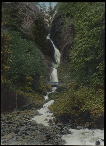 Wahkeena Falls, Oregon ( high winding falls with stone bridge)