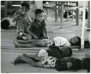 Children sleeping at the American Friends Service Day Care center